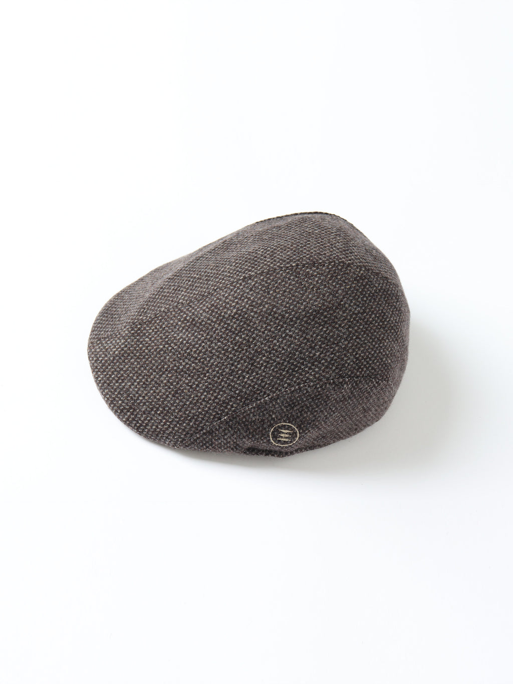 Bicolor structured flat cap