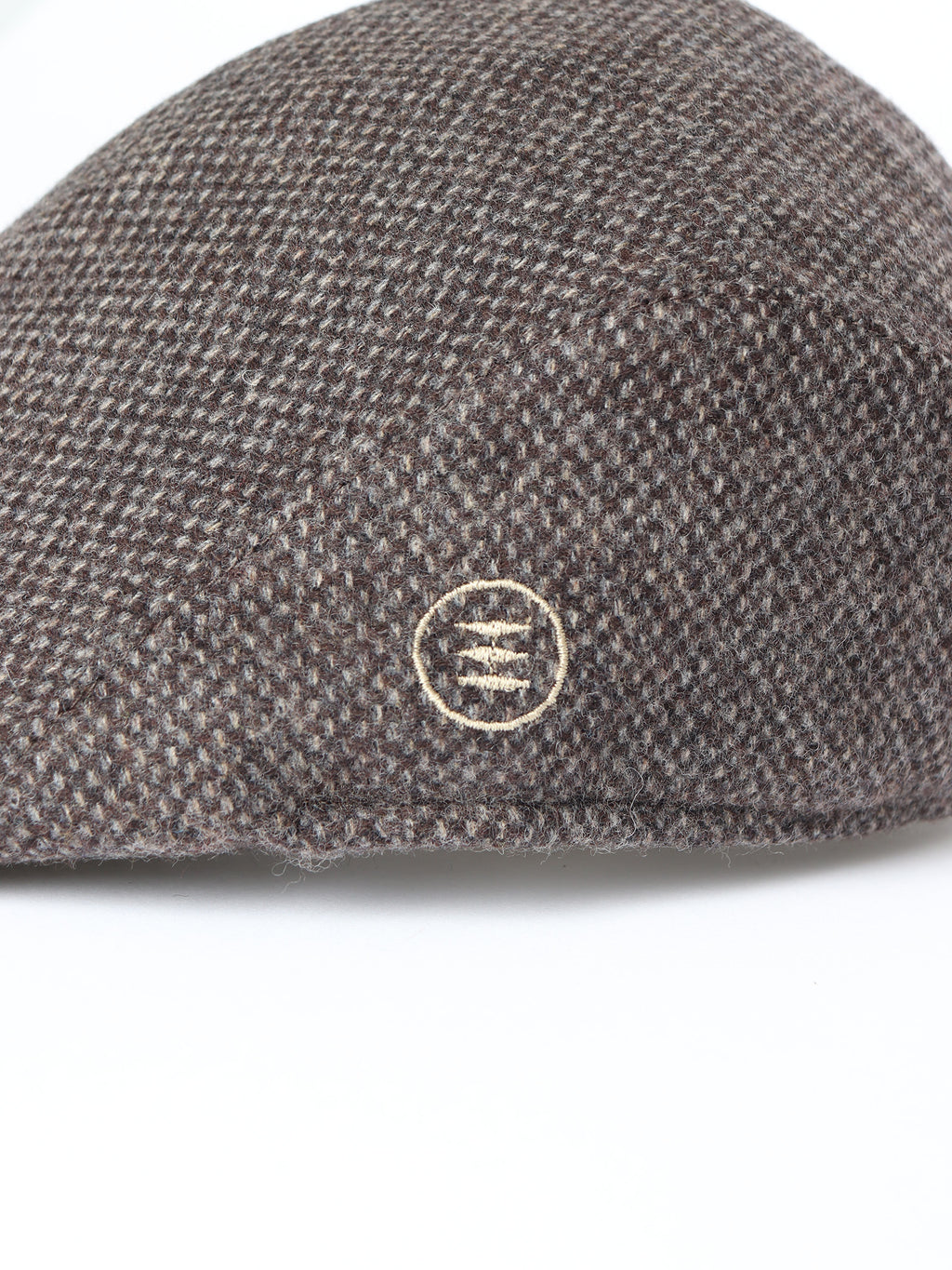Bicolor structured flat cap