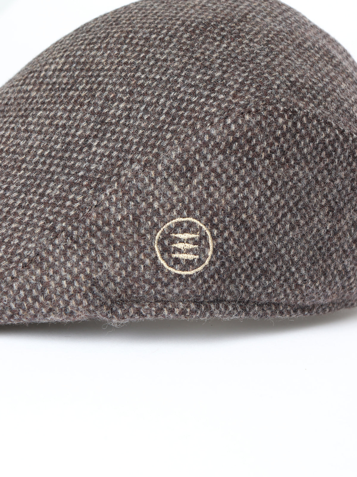 Bicolor structured flat cap