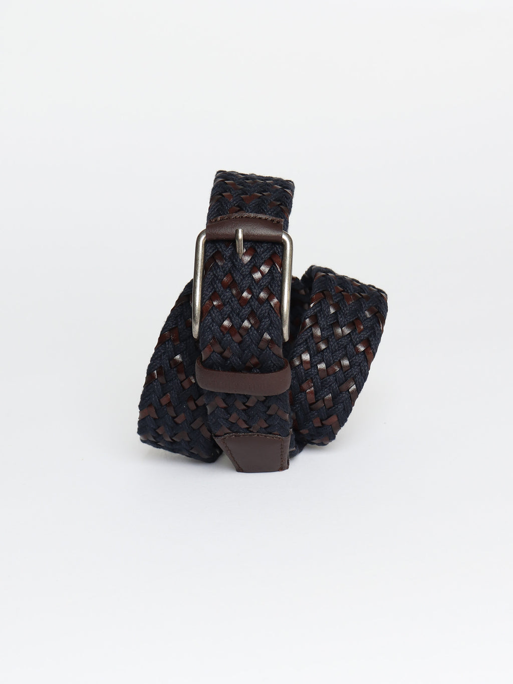 Elastic braided belt