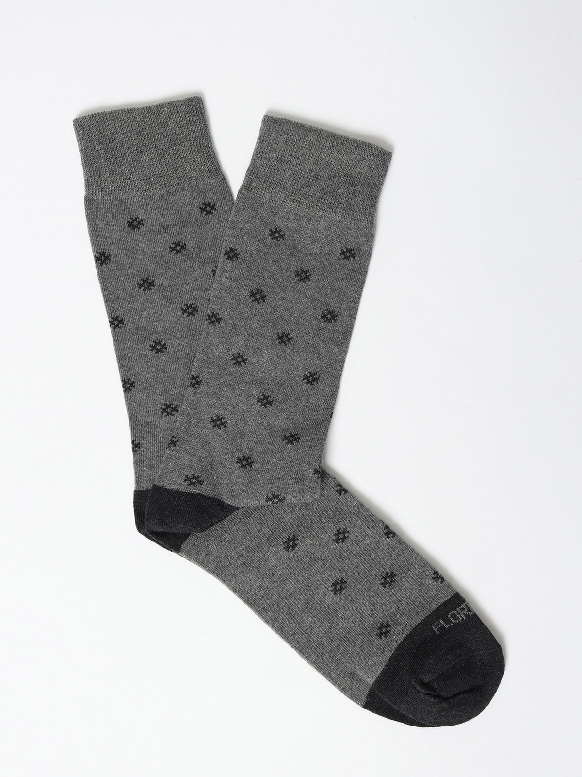 Calcetines con motivos geométricos