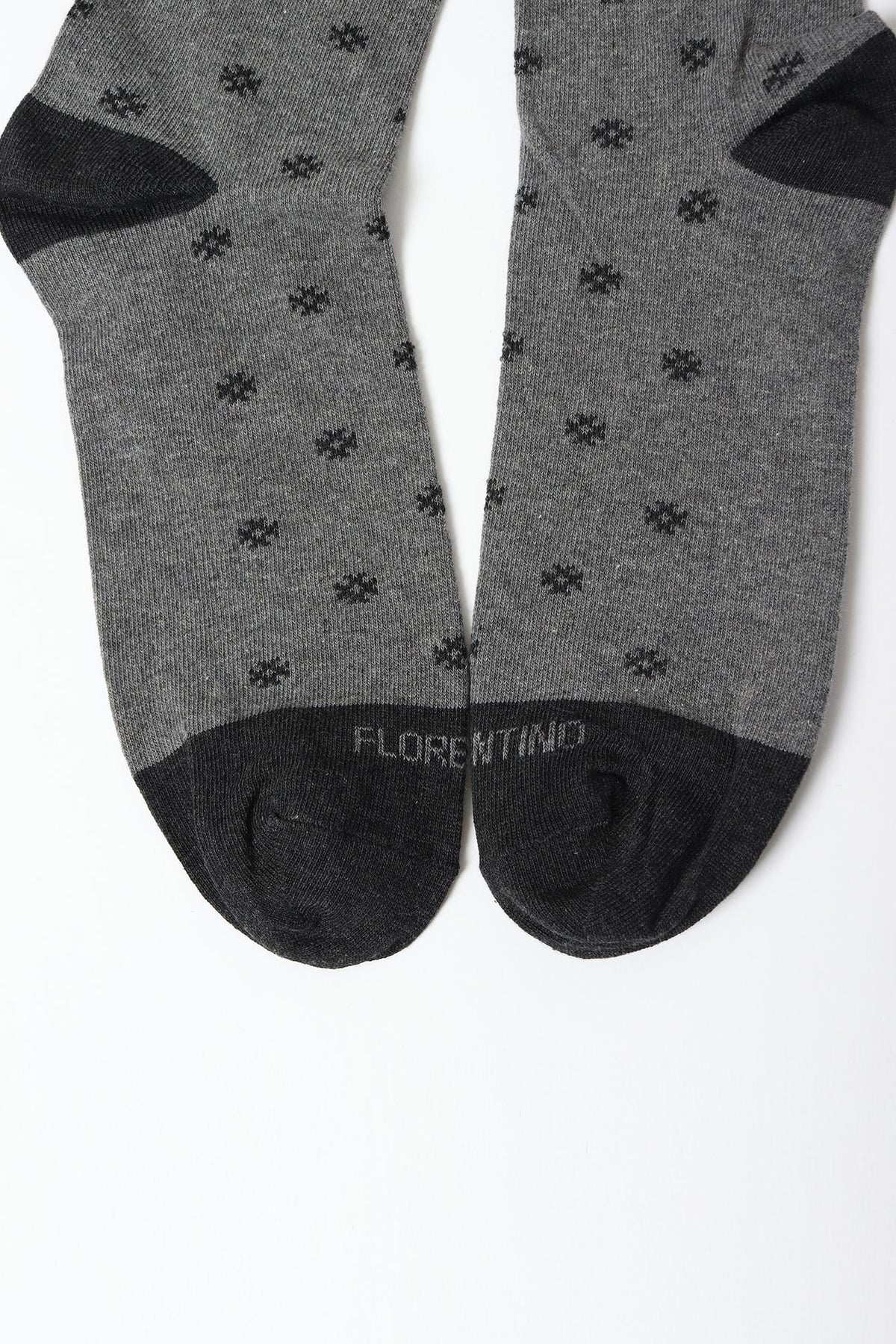 Geometric pattern socks