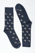 Snail pattern socks