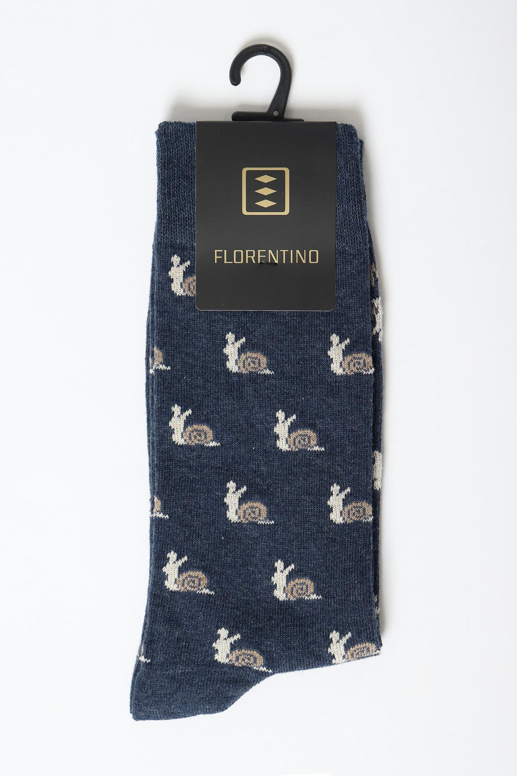 Snail pattern socks