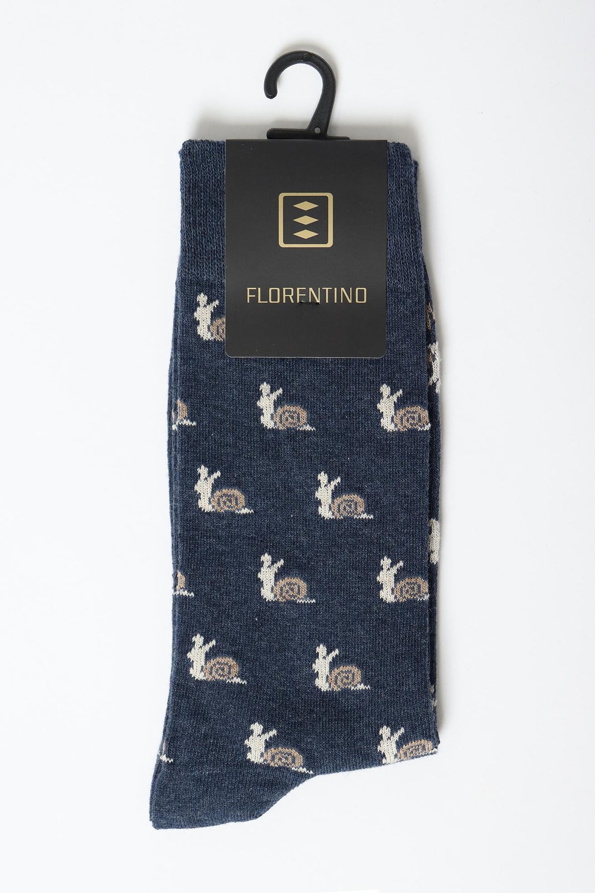 Snail pattern socks