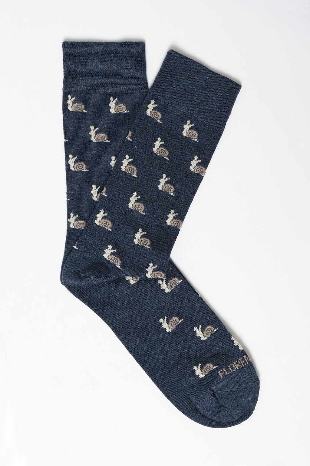 Snail pattern socks