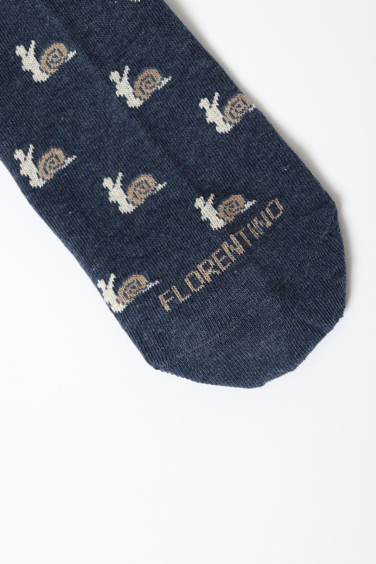 Snail pattern socks