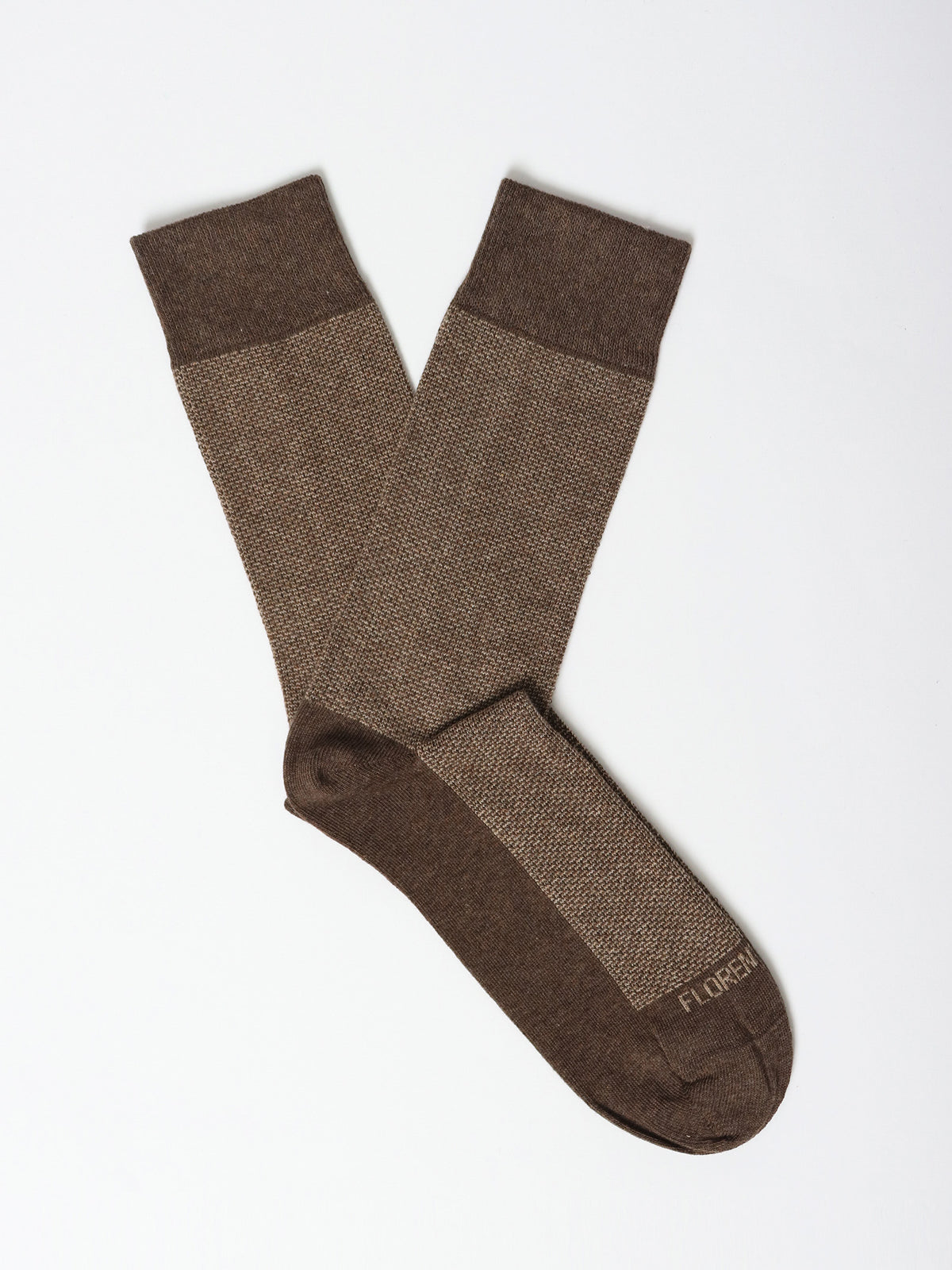 Calcetines con diseño bicolor