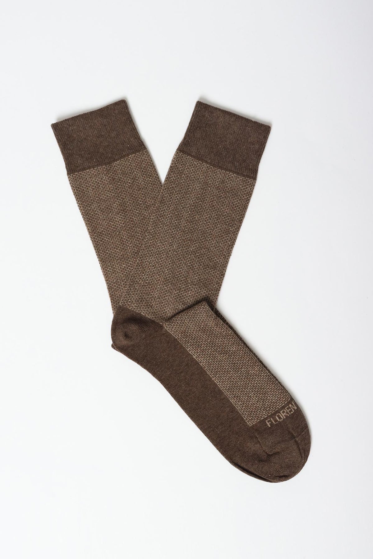 Bicolor design socks