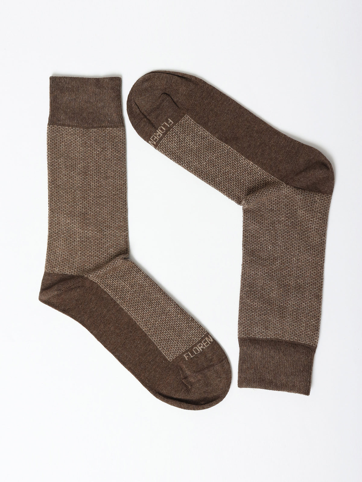 Calcetines con diseño bicolor