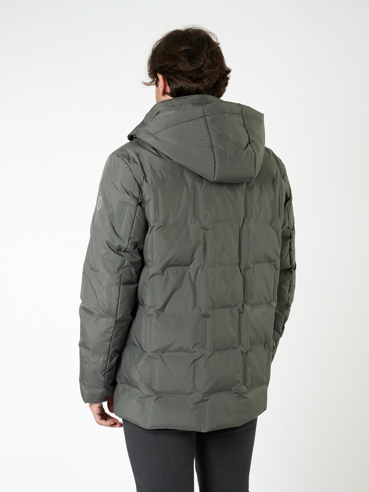 Parka acolchada con capucha
