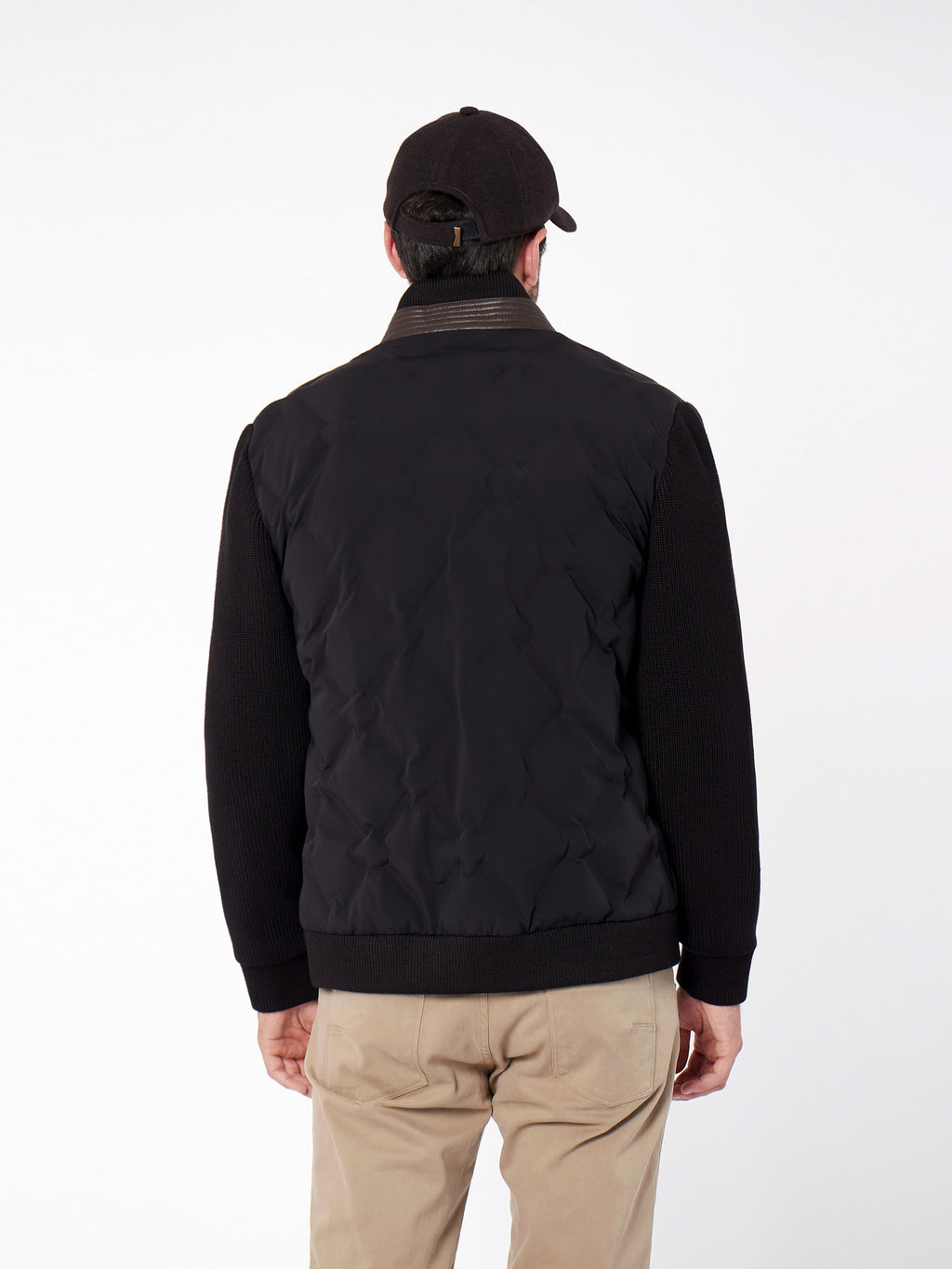 Combined quilted jacket