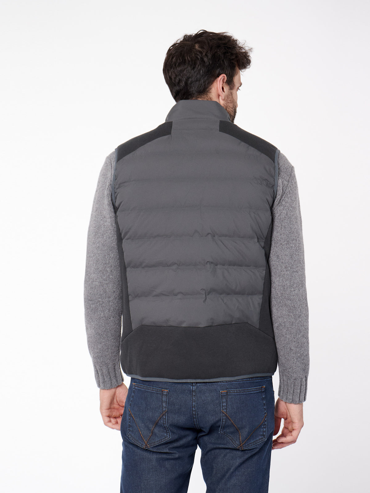 Combined quilted vest