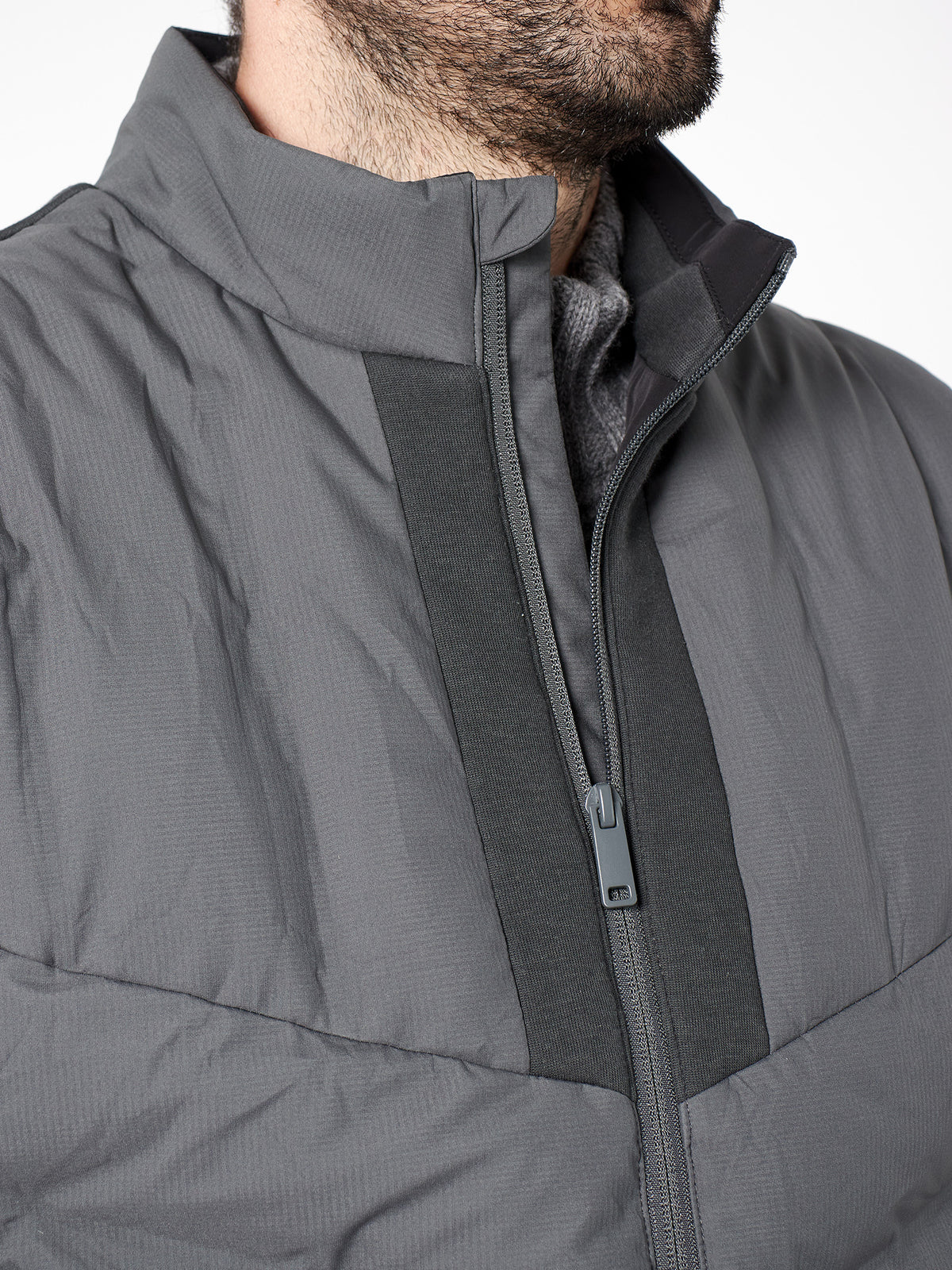 Combined quilted vest