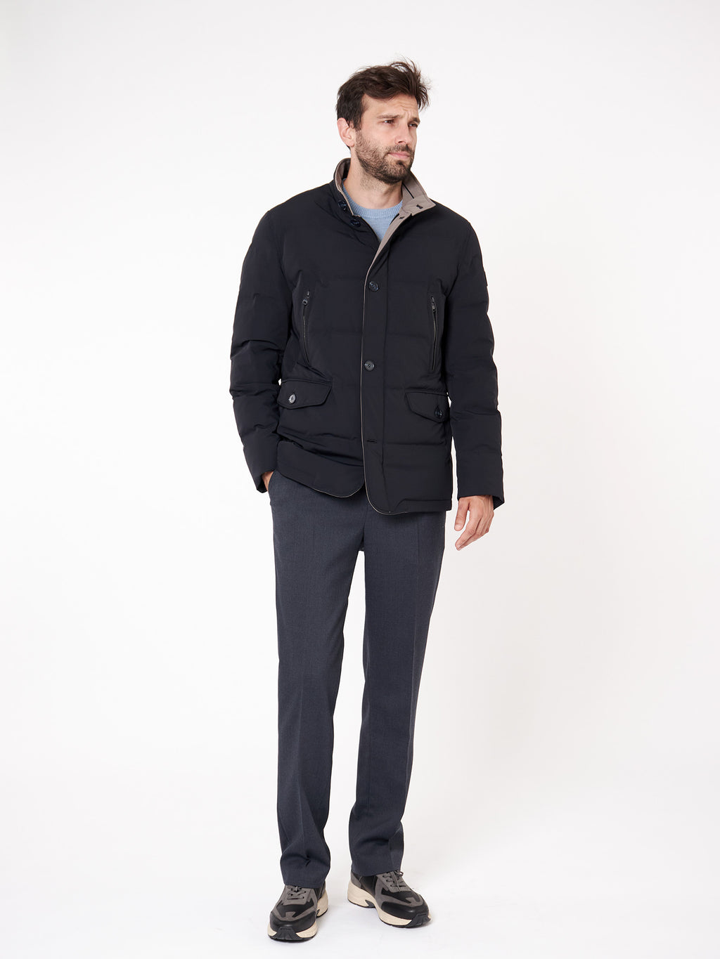 Parka acolchada regular fit