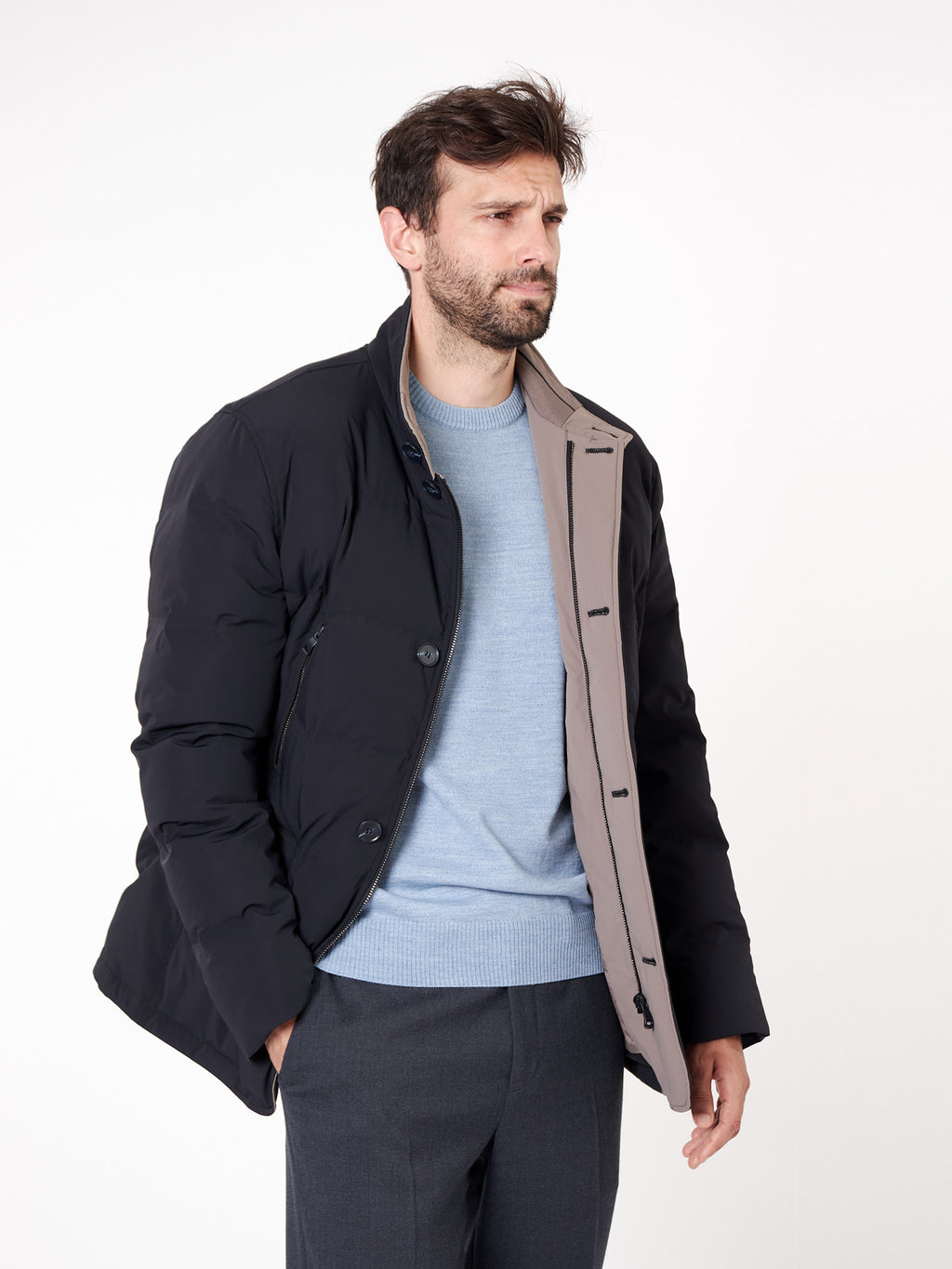 Parka acolchada regular fit