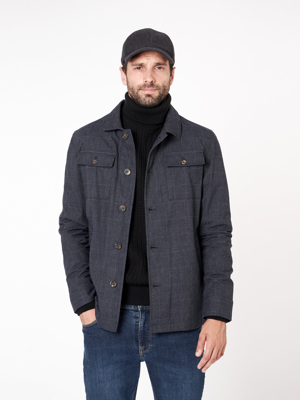 Check utility overshirt