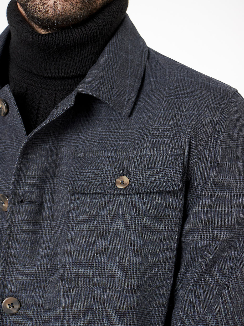 Check utility overshirt