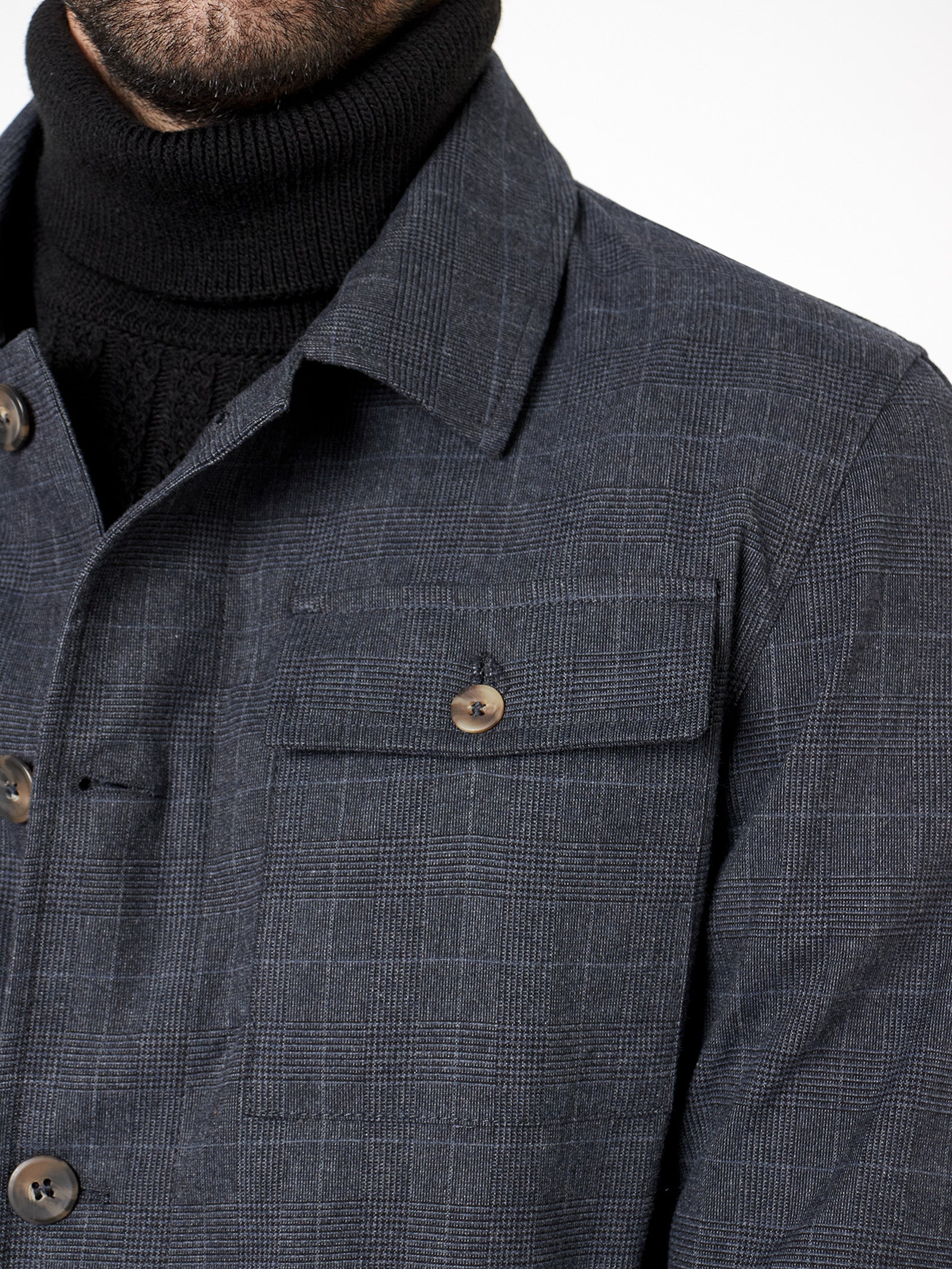 Check utility overshirt