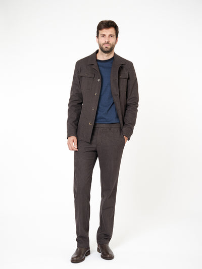Sobrecamisa de cuadros slim fit