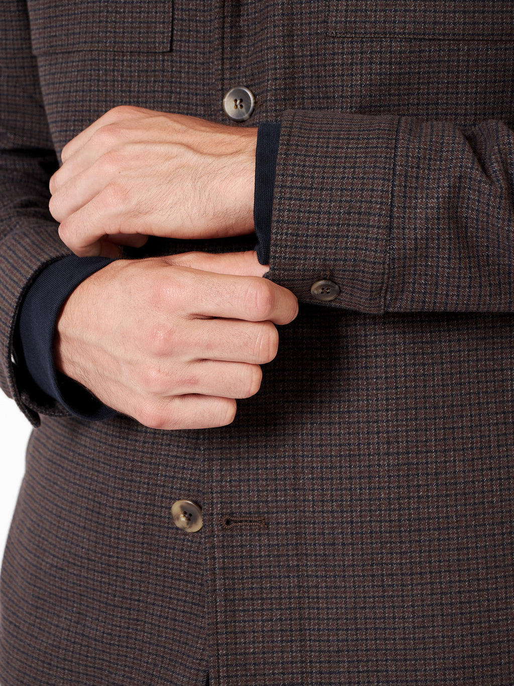 Slim fit check overshirt