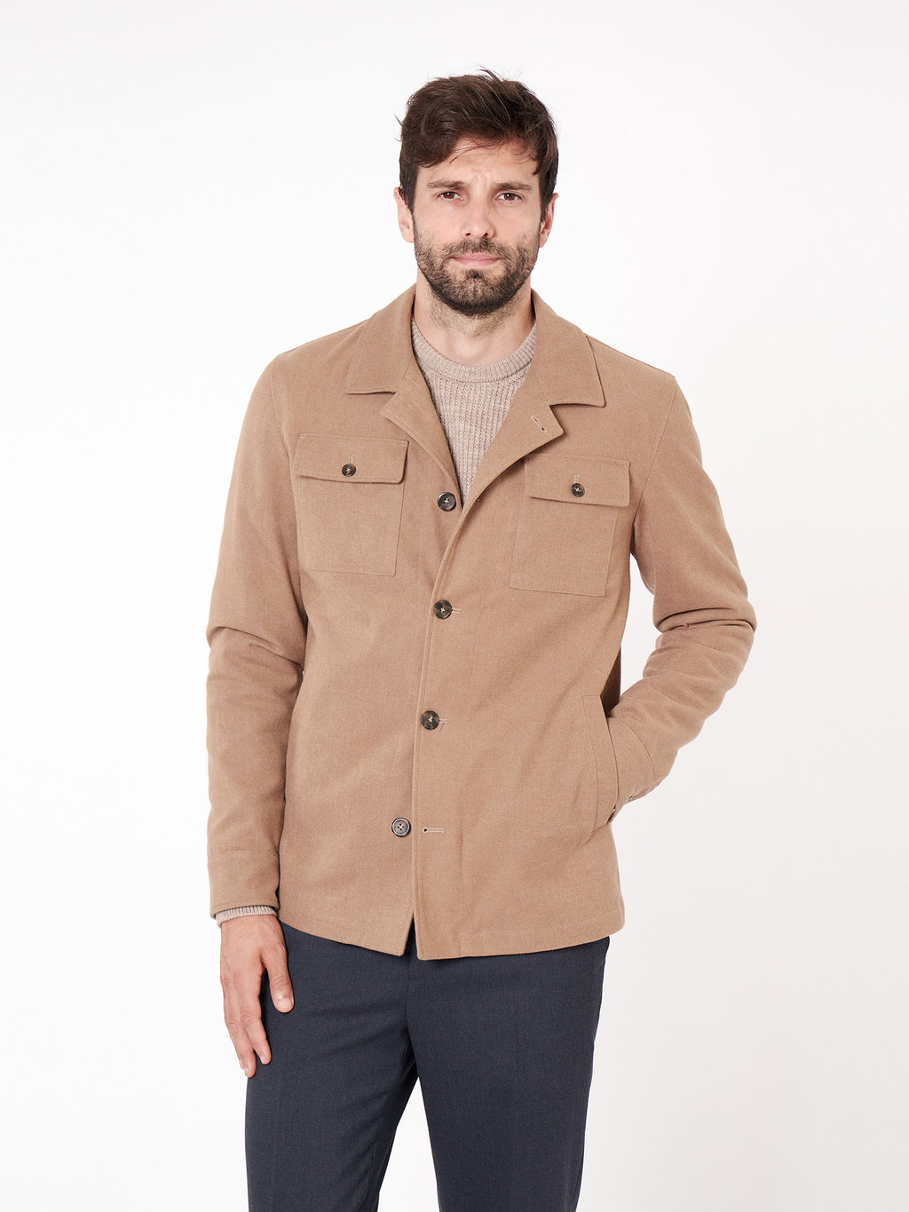Slim fit overshirt