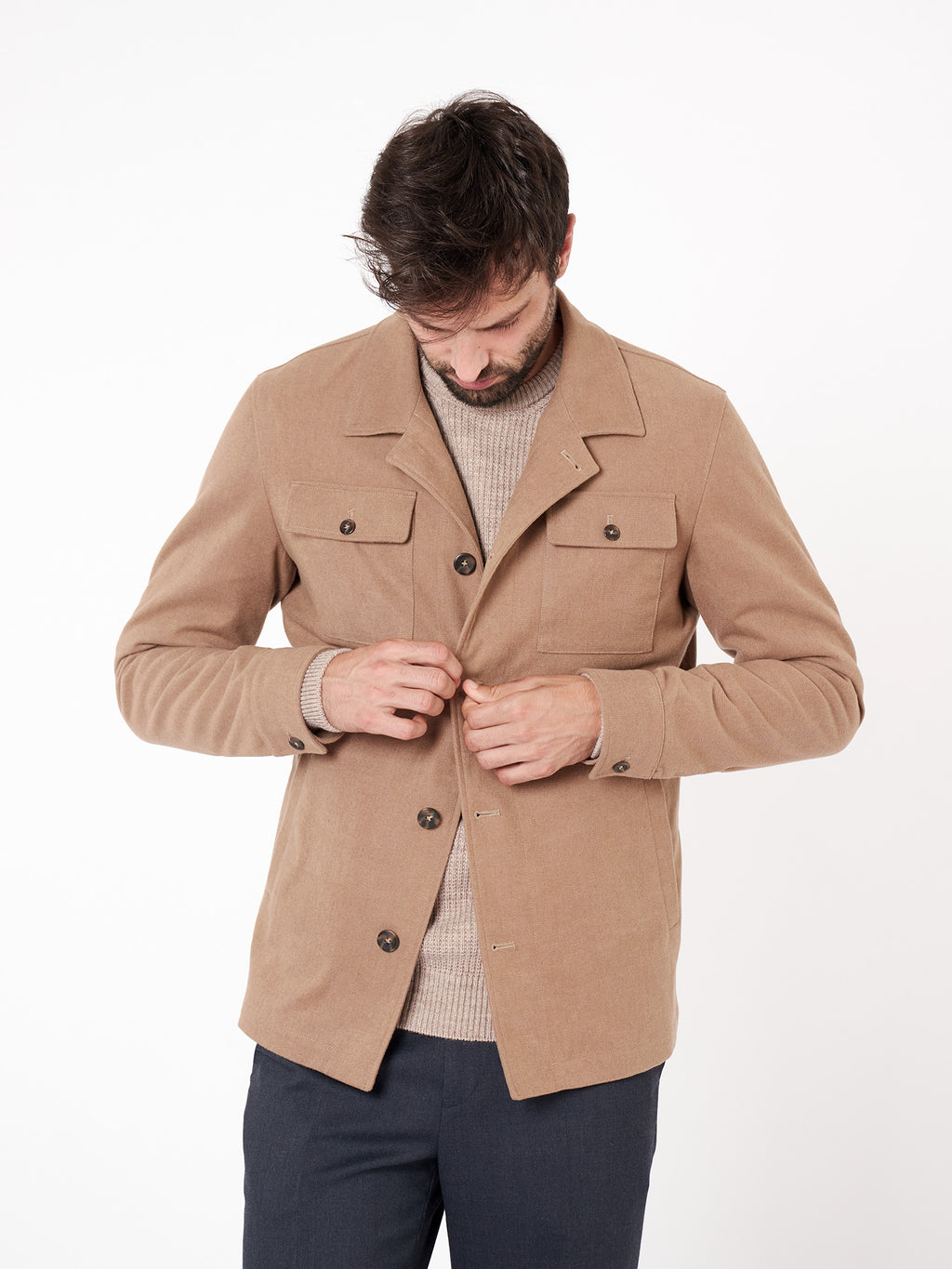 Slim fit overshirt