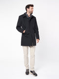 Trench efecto doble prenda regular fit