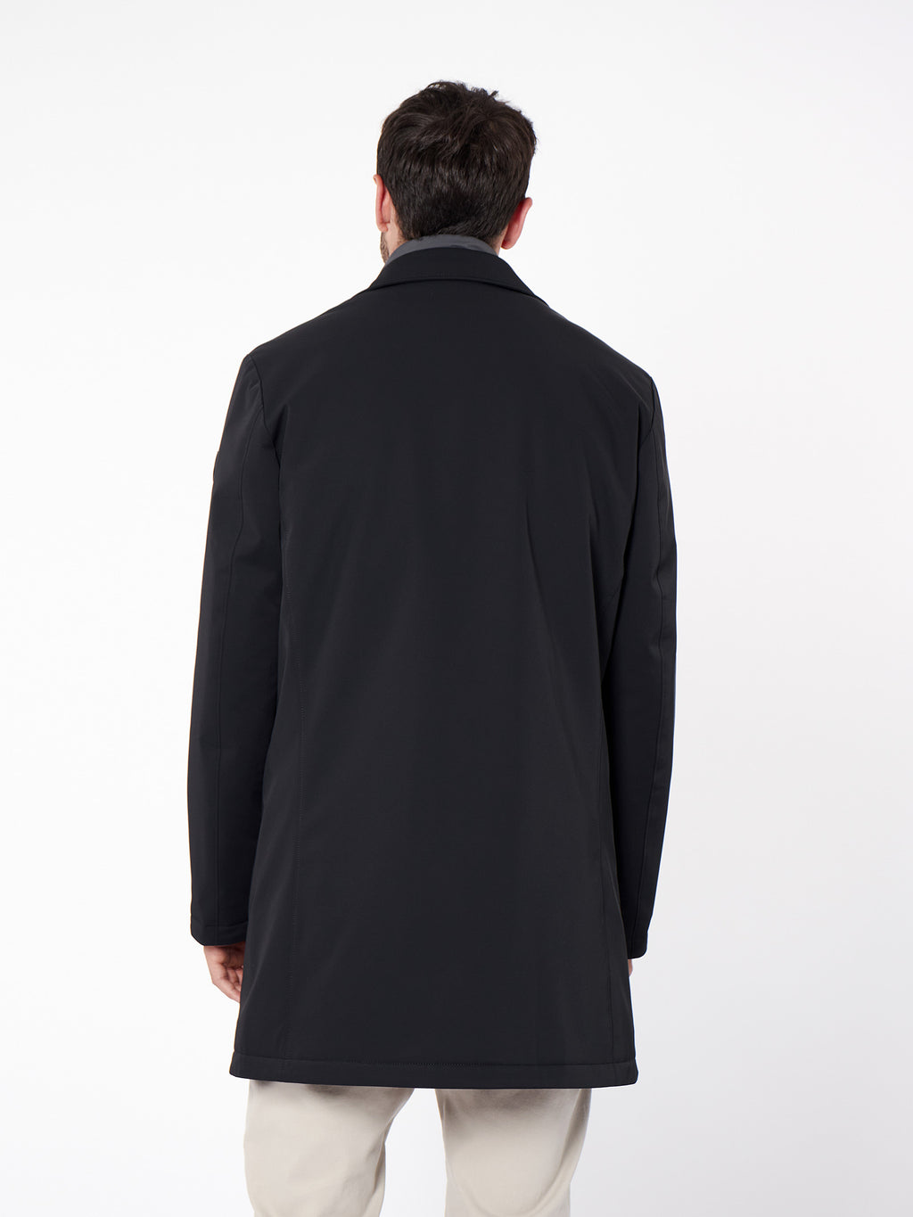 Trench efecto doble prenda regular fit
