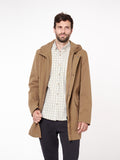 Regular fit hooded trench coat