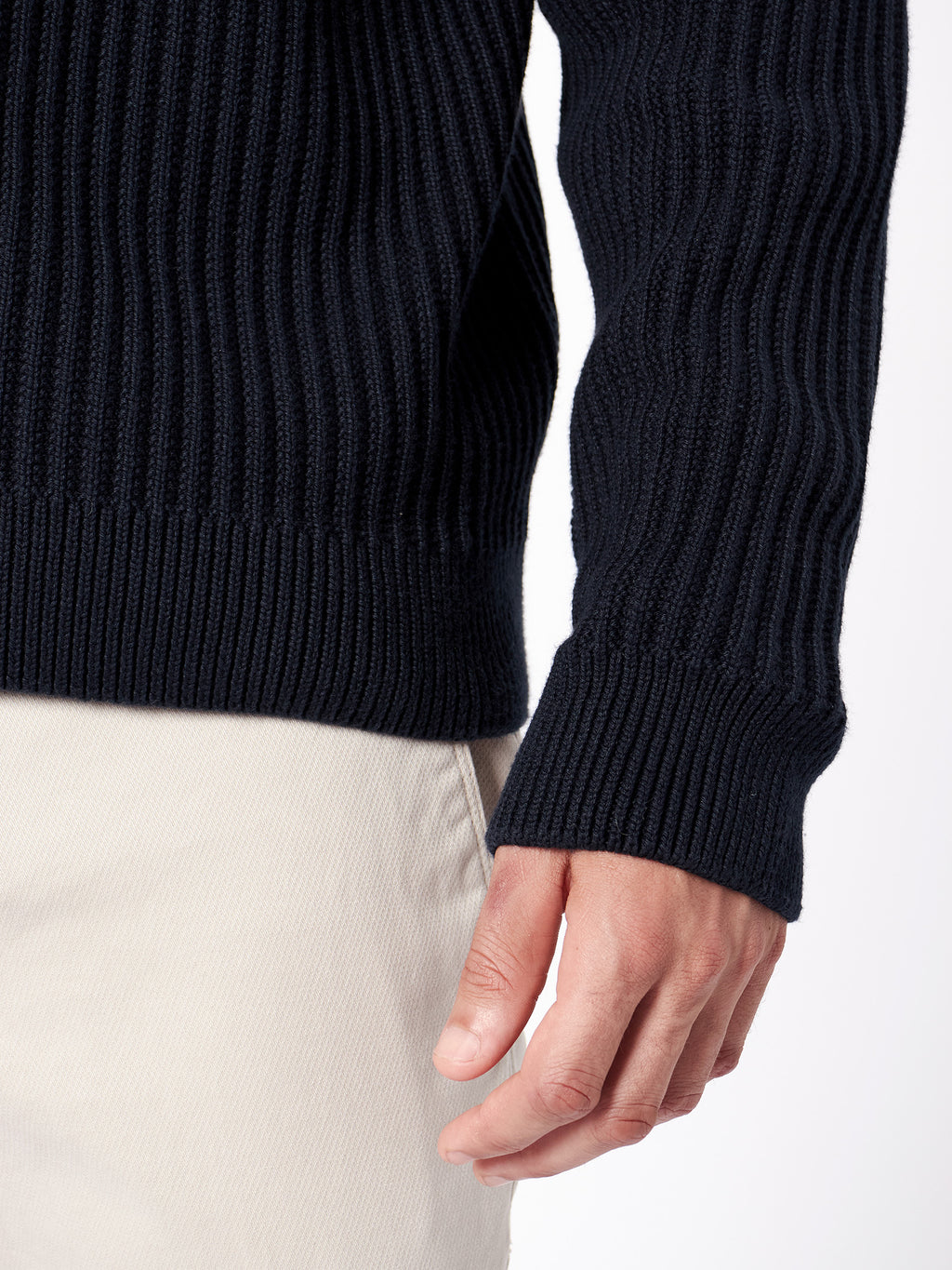 Structured knit cardigan