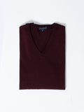 Jersey cuello V en lana