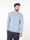 Round neck wool sweater