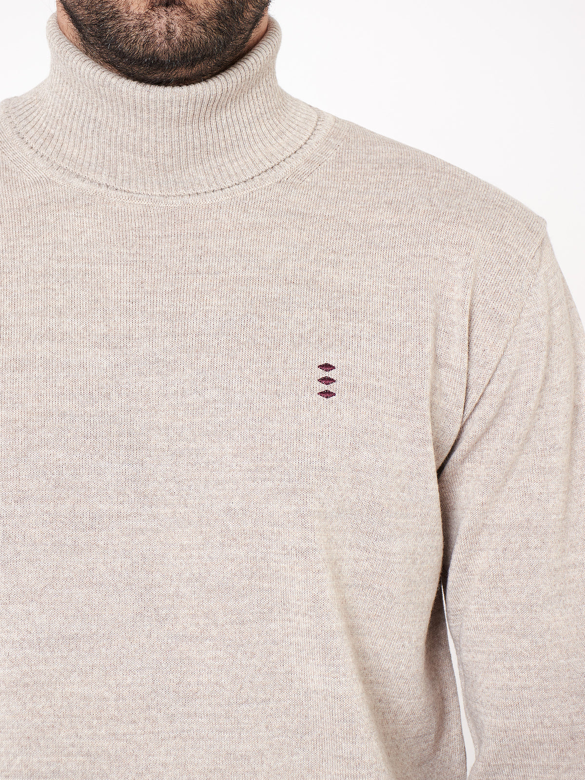 Turtleneck wool sweater