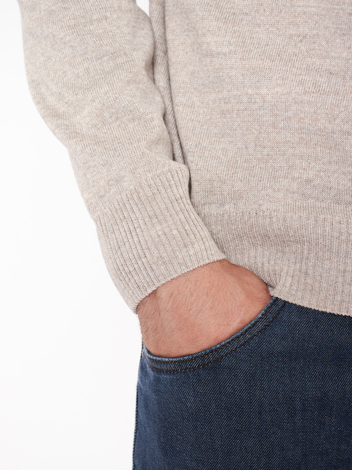 Turtleneck wool sweater