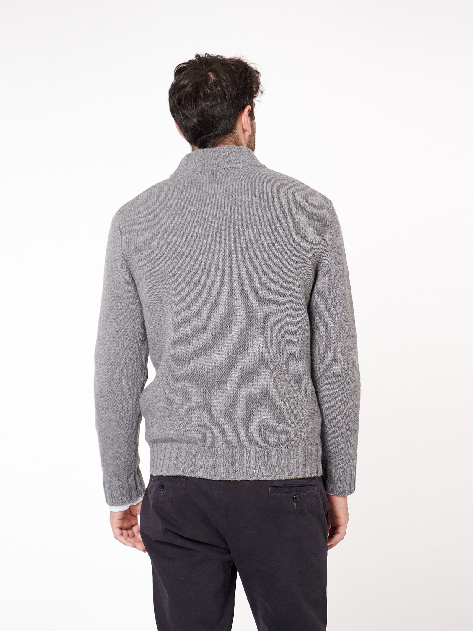 Cardigan con cremallera