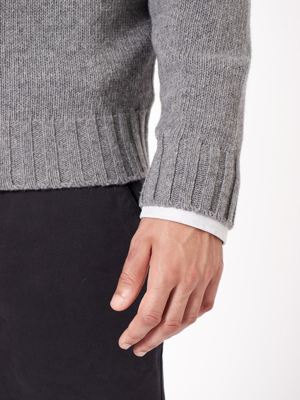 Cardigan con cremallera