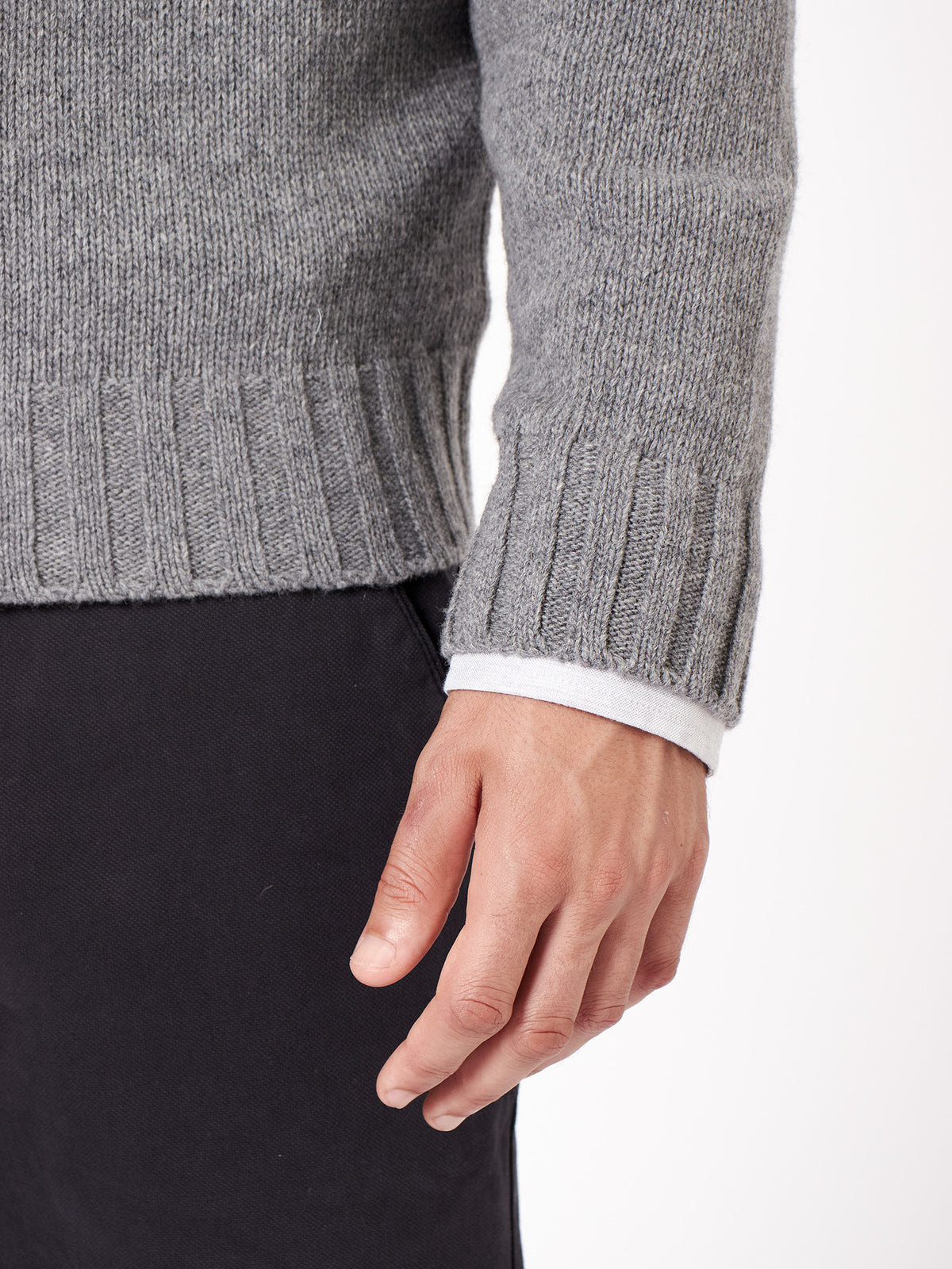 Cardigan con cremallera
