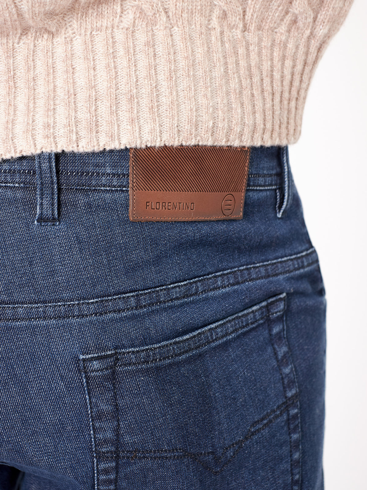 Pantalón vaquero stone wash slim fit
