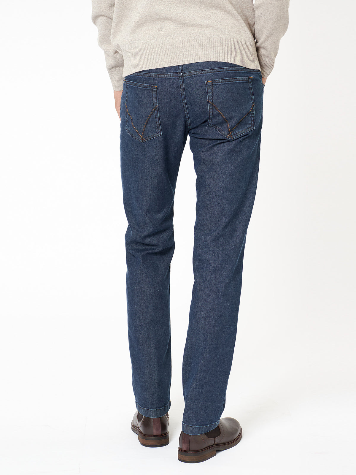 Slim fit jeans with stone washed