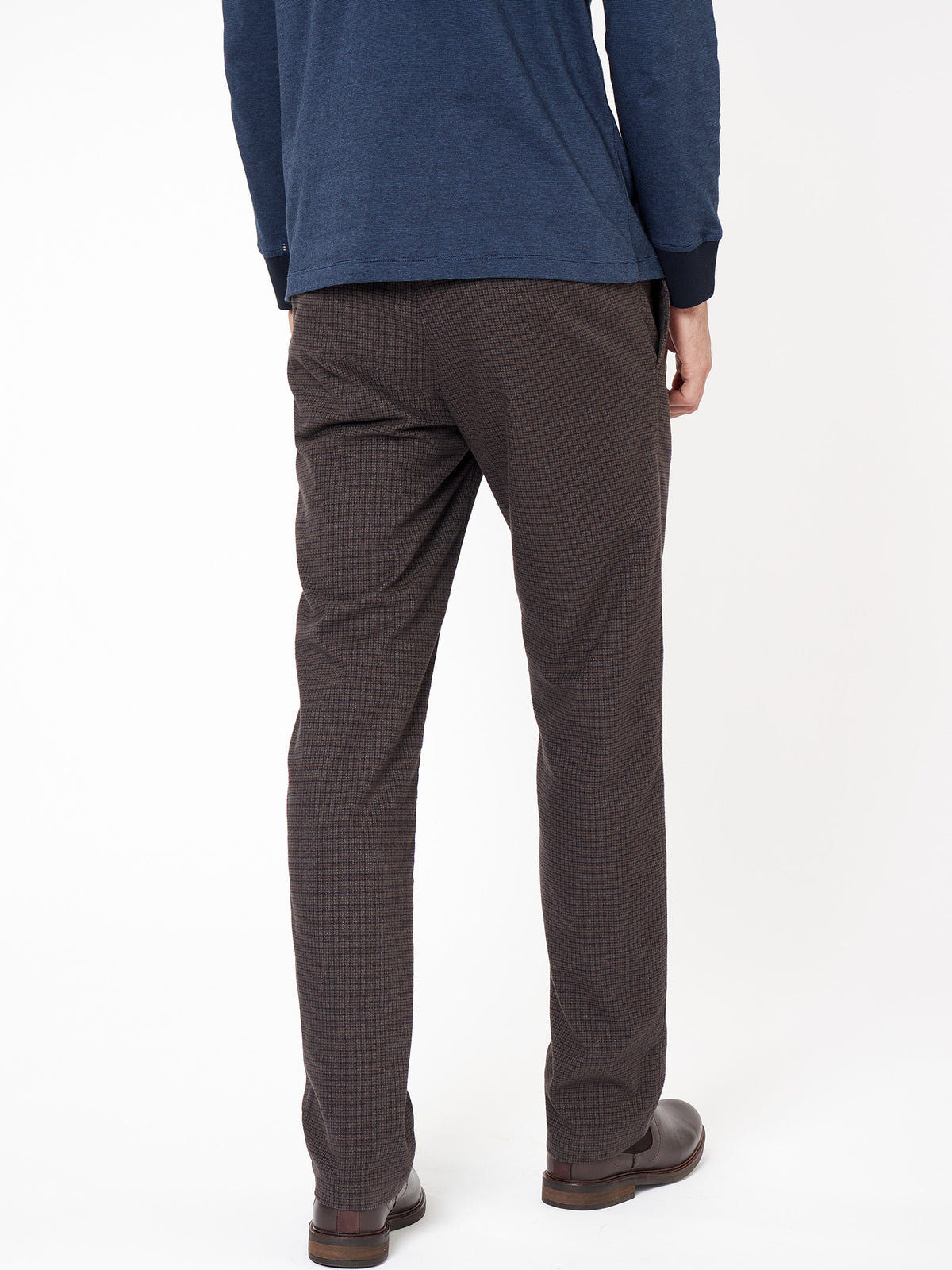 Pantalón chino cuadros harris regular fit