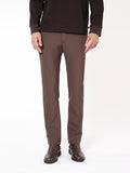 Slim fit technical chino trousers