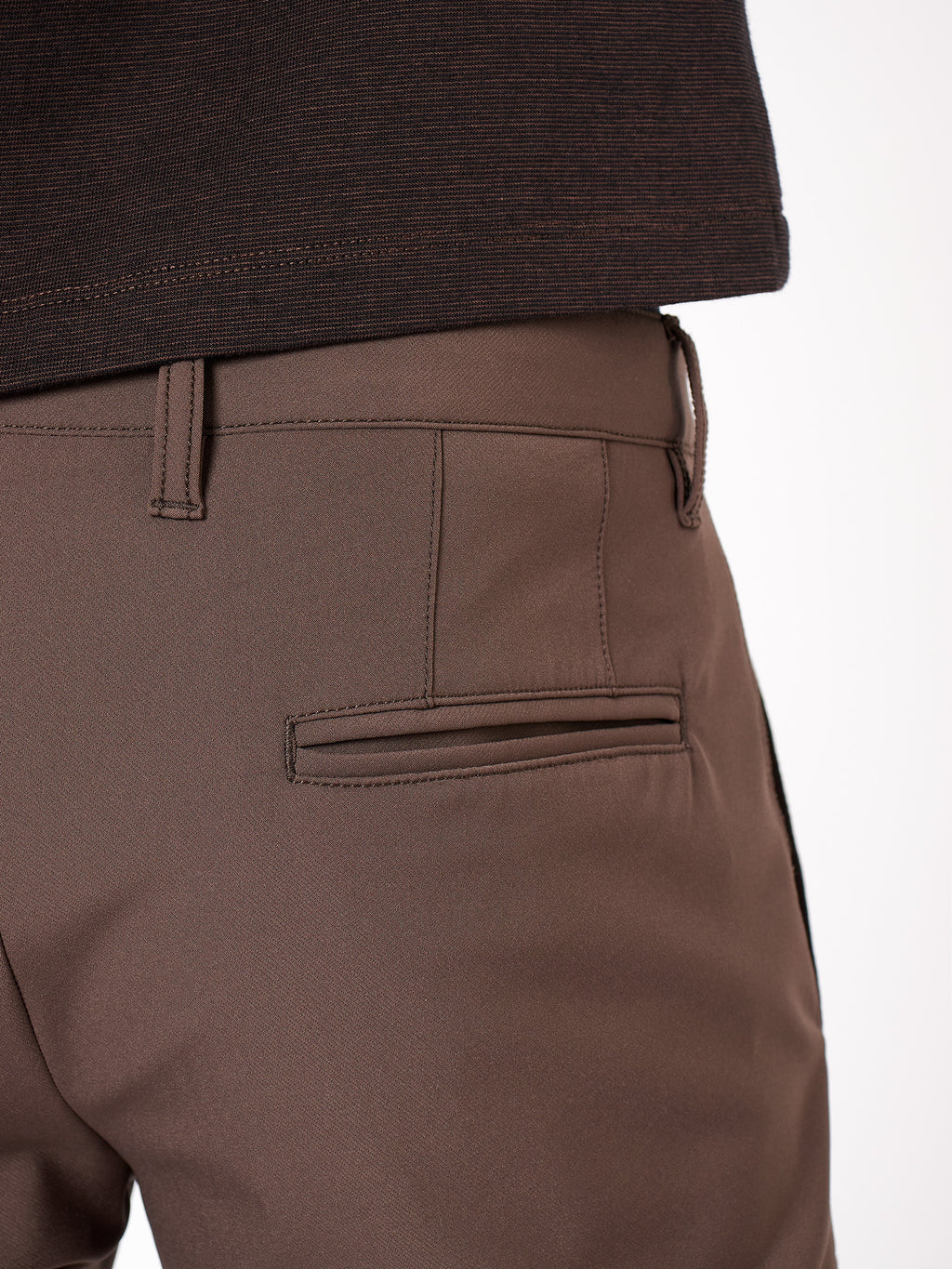 Slim fit technical chino trousers