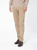 Slim fit structured trousers