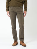 Slim fit structured trousers