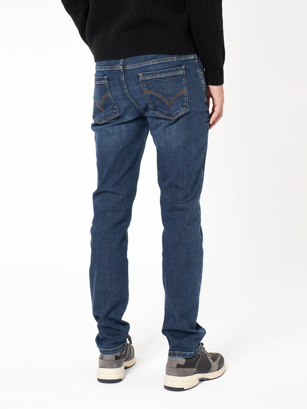 Slim fit jeans with stone wash