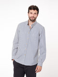 Regular fit striped shirt with pocket