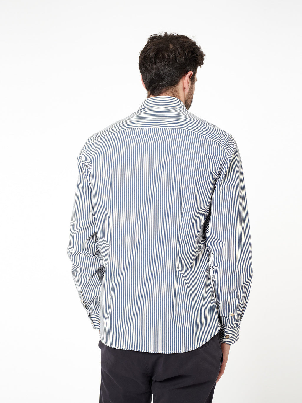 Regular fit striped shirt with pocket