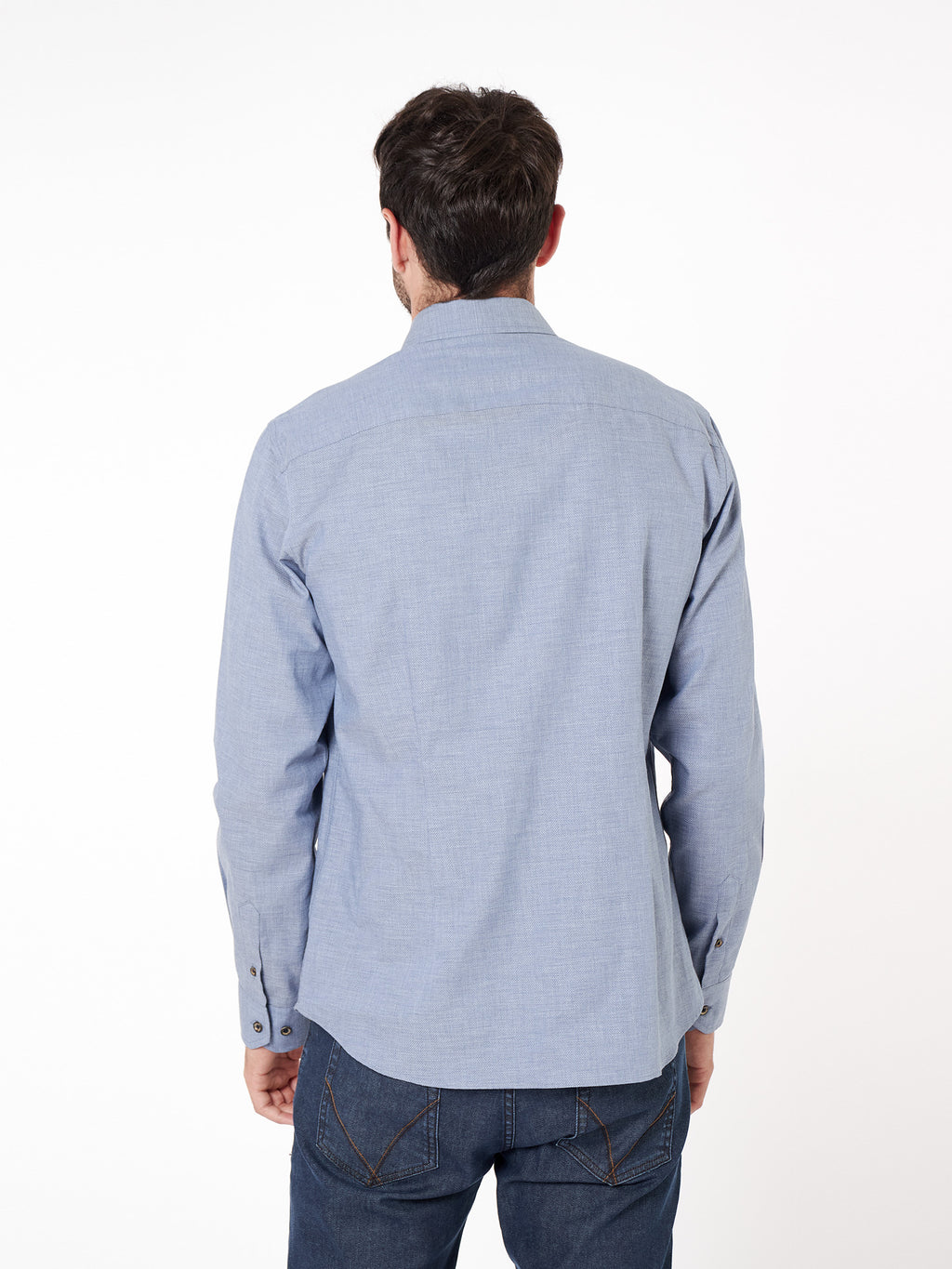 Camisa falso liso regular fit