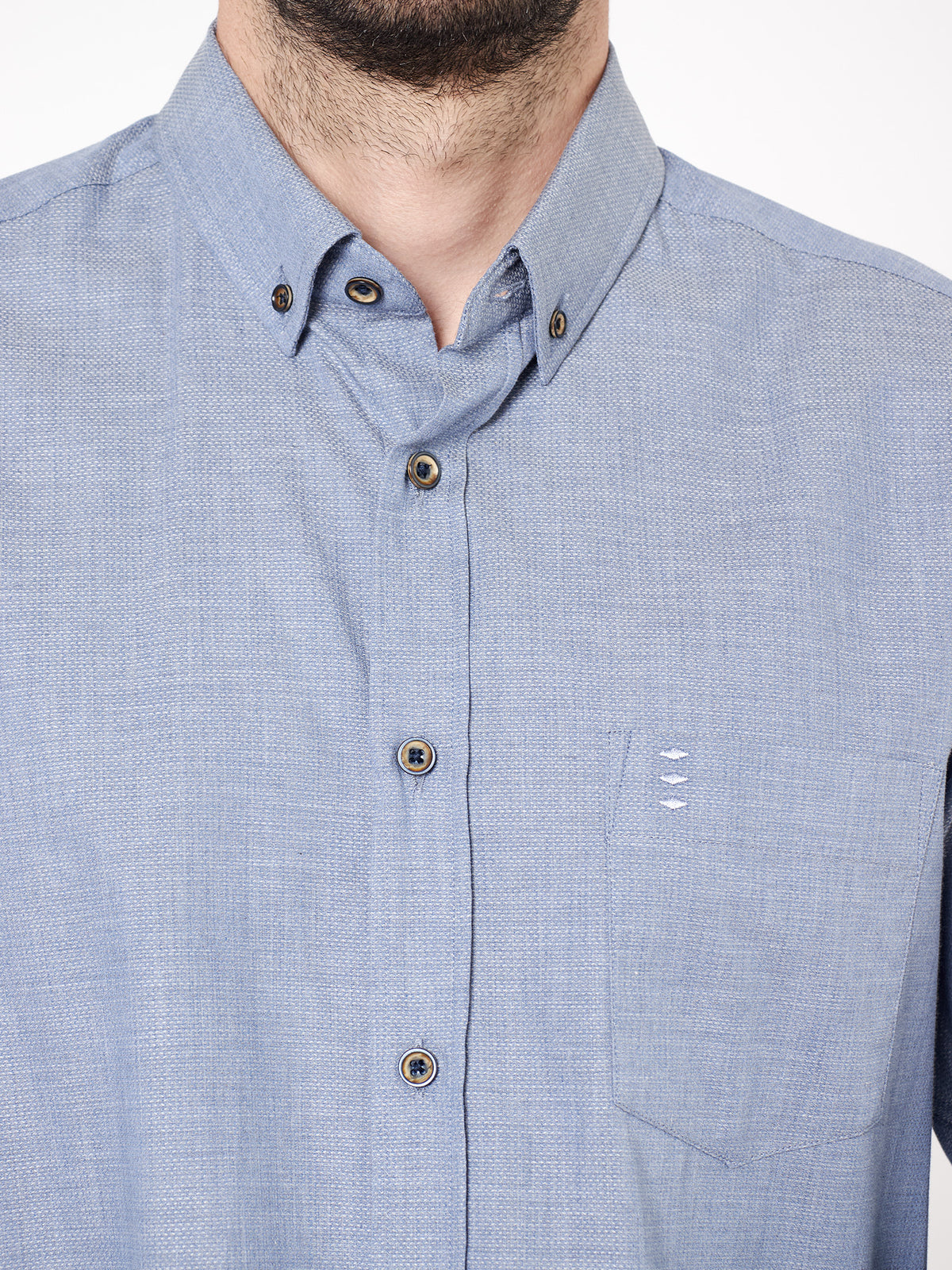 Camisa falso liso regular fit